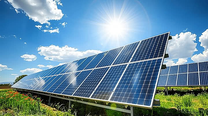 Residential rooftop solar panel installation